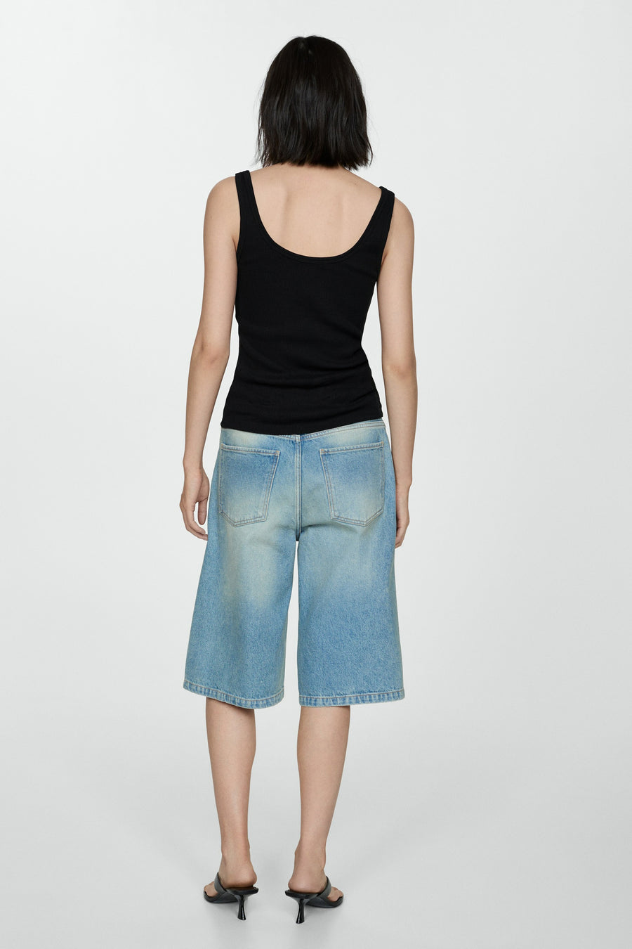 Tanktop Zwart - Mango