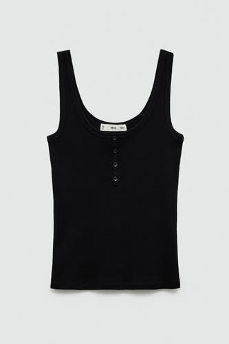 Tanktop Zwart - Mango