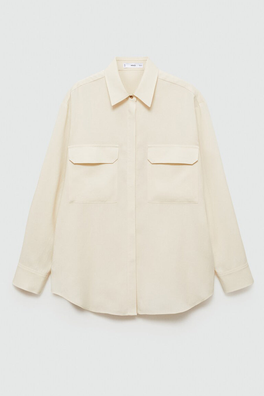 Hemd (lange mouwen) Beige - Mango