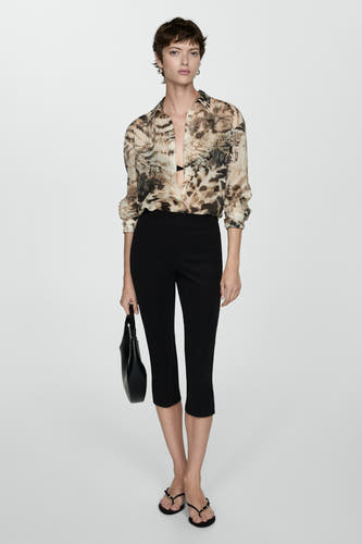 Hemd (lange mouwen) Beige - Mango