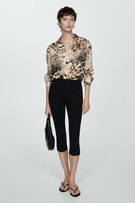 Hemd (lange mouwen) Beige - Mango