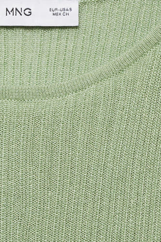 Trui met ronde hals Groen - Mango