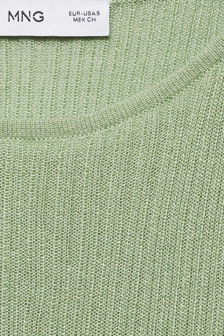 Trui met ronde hals Groen - Mango