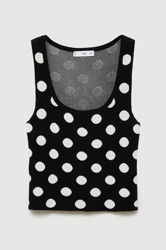 Tanktop Zwart - Mango