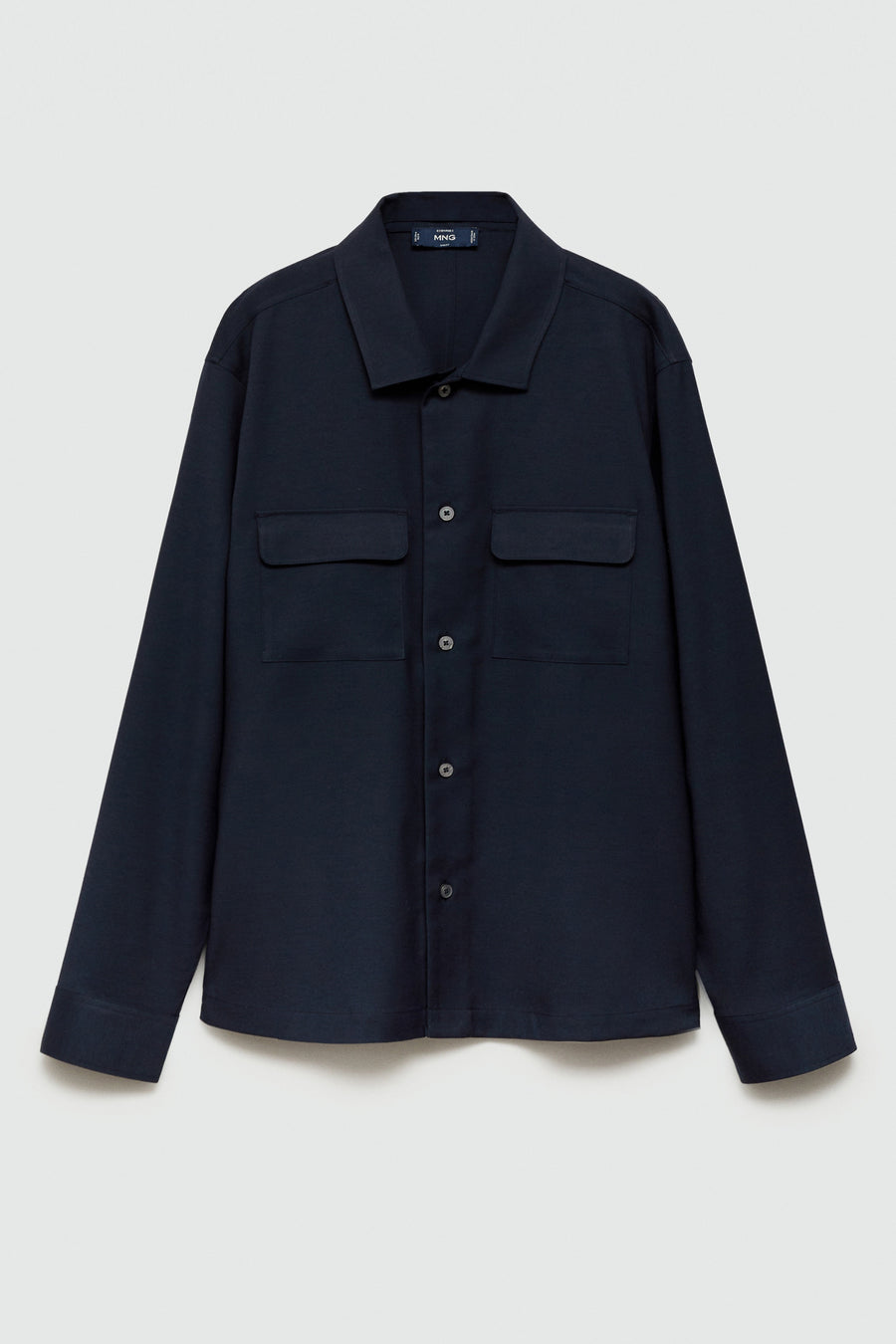 Hemd (lange mouwen) Blauw - Mango