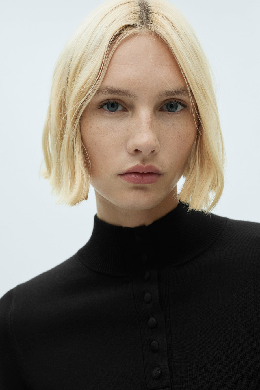Trui met ronde hals Zwart - Mango