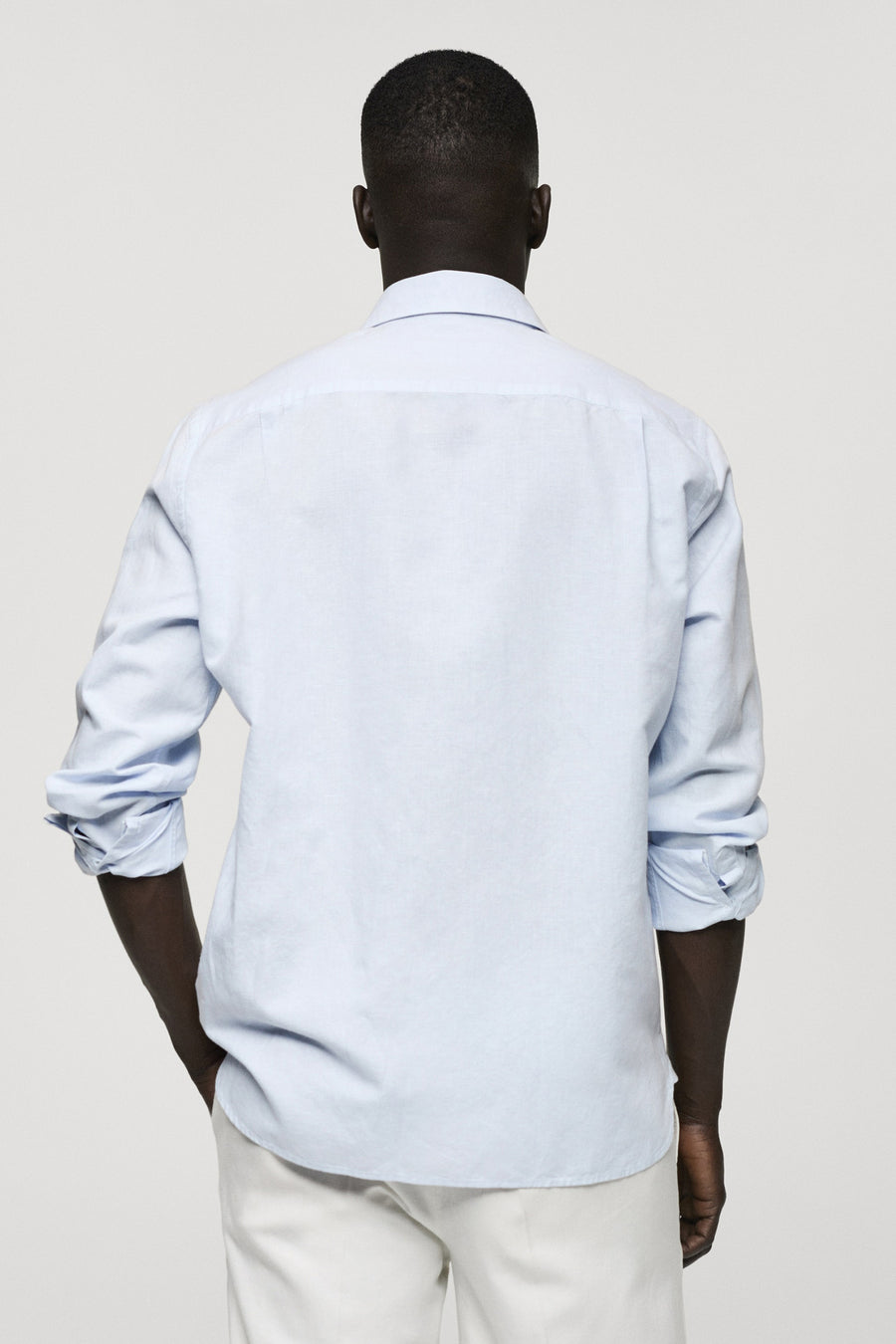 Hemd (lange mouwen) Blauw - Mango