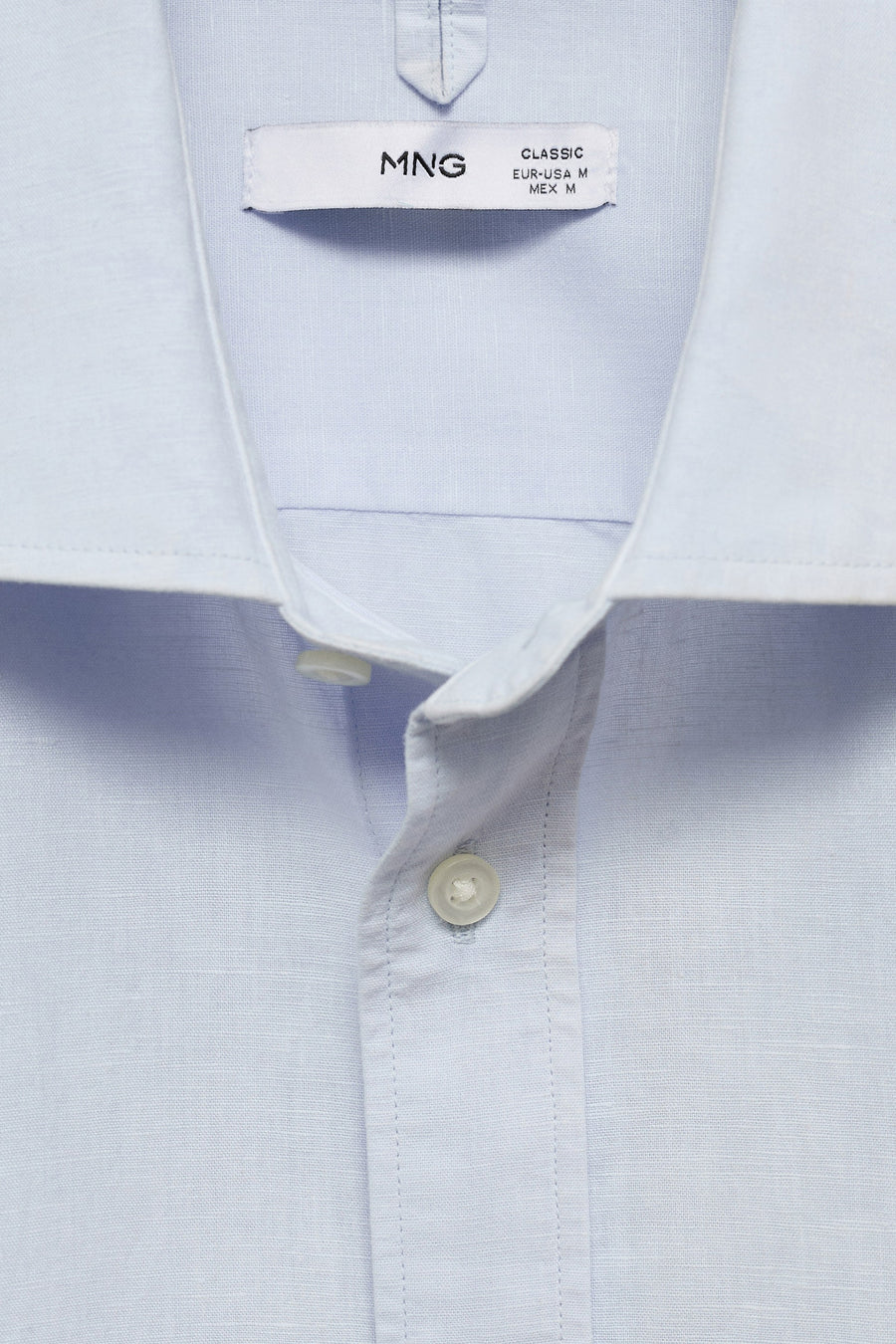 Hemd (lange mouwen) Blauw - Mango