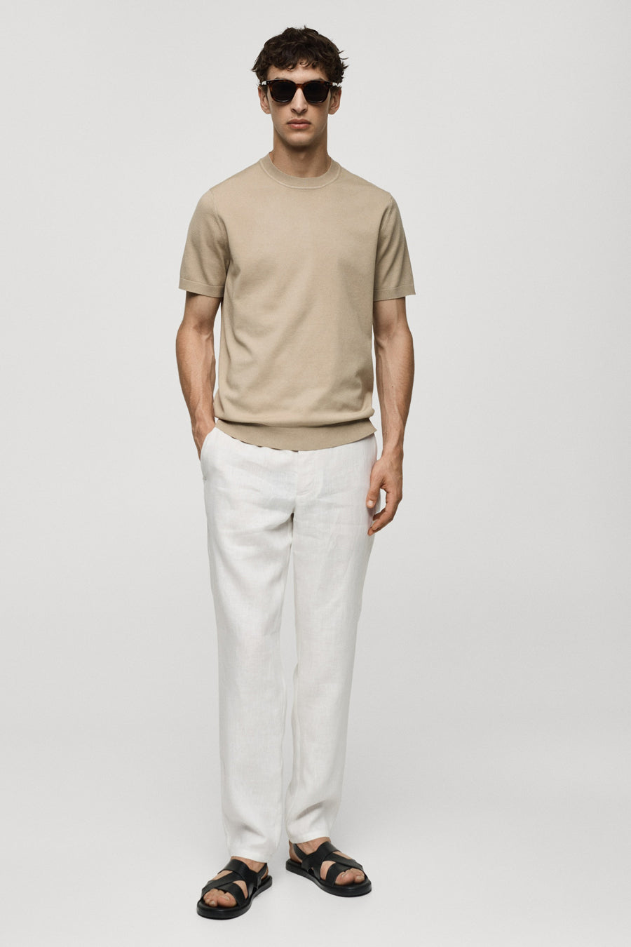 T-shirt (divers) Beige - Mango