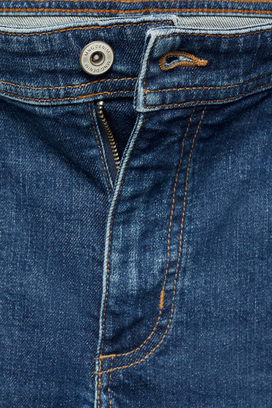 Jeans slim Dark blue denim - Mango