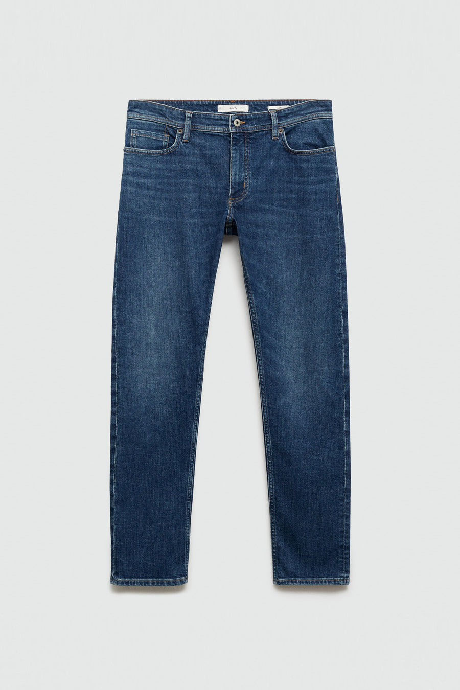 Jeans slim Dark blue denim - Mango