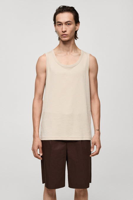 T-shirt (korte mouwen) Beige - Mango