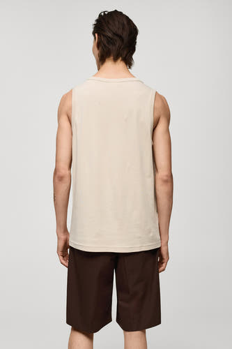 T-shirt (korte mouwen) Beige - Mango