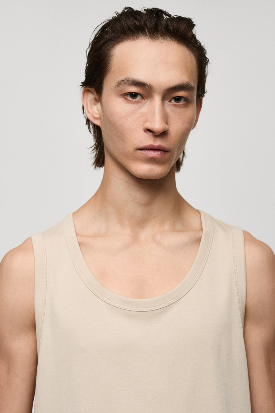 T-shirt (korte mouwen) Beige - Mango