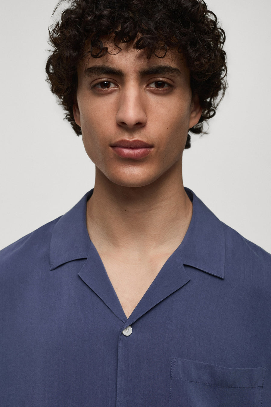 Hemd (lange mouwen) Blauw - Mango