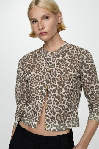 Cardigan Bruin - Mango