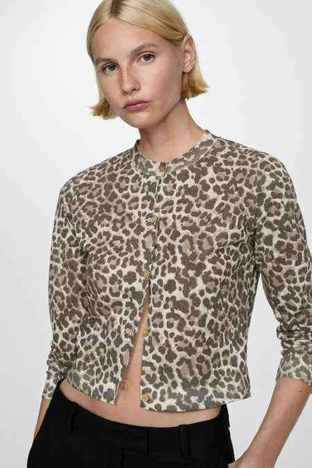 Cardigan Bruin - Mango