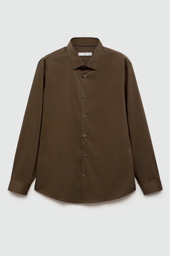 Hemd (lange mouwen) Bruin - Mango