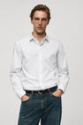 Chemise (manches longues) Blanc - Mango