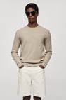 Pull col O Beige - Mango