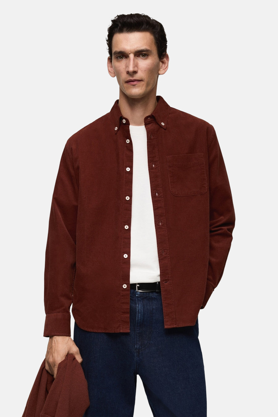 Hemd (lange mouwen) Rood - Mango