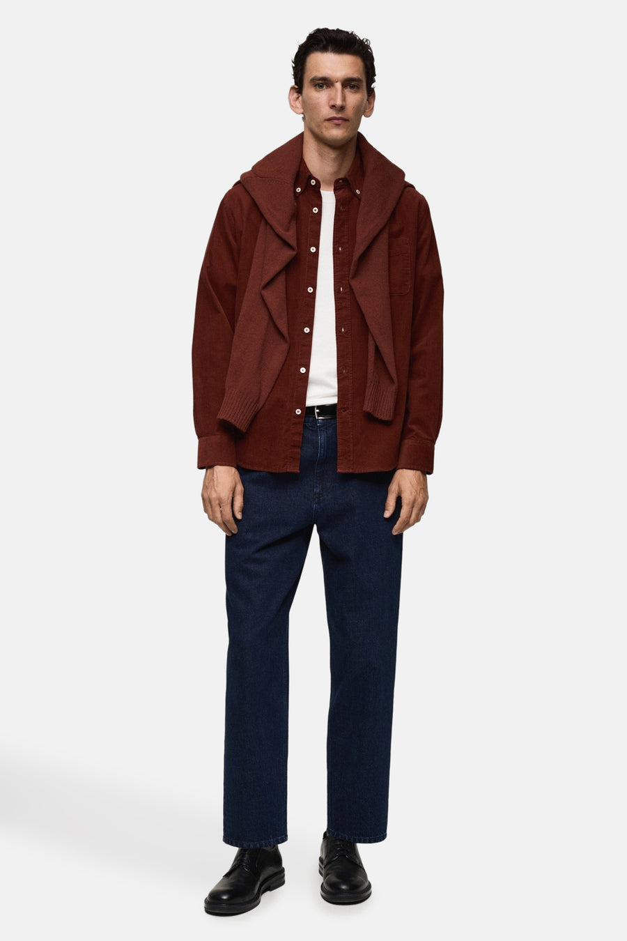 Hemd (lange mouwen) Rood - Mango
