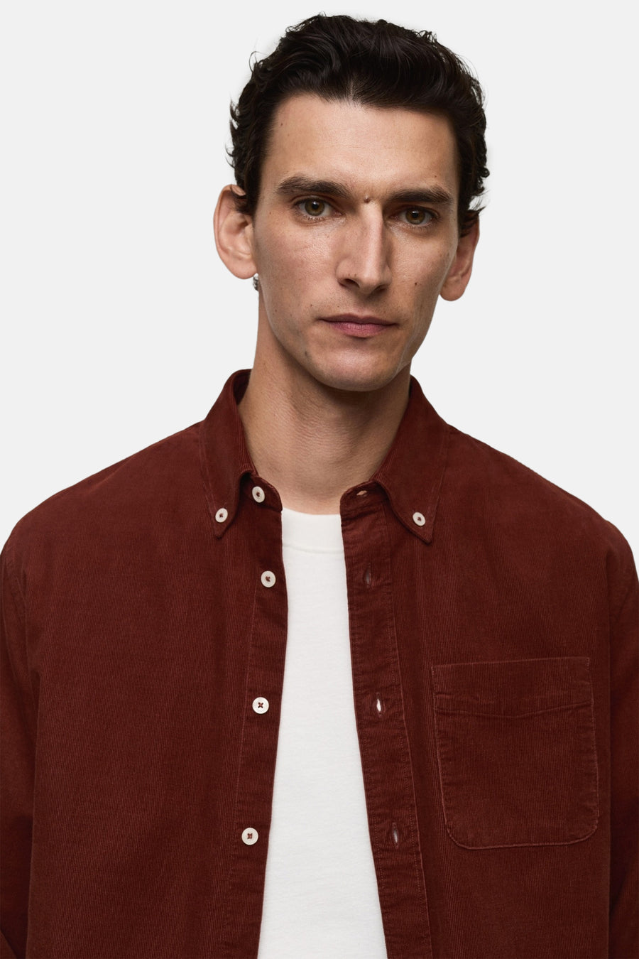 Hemd (lange mouwen) Rood - Mango
