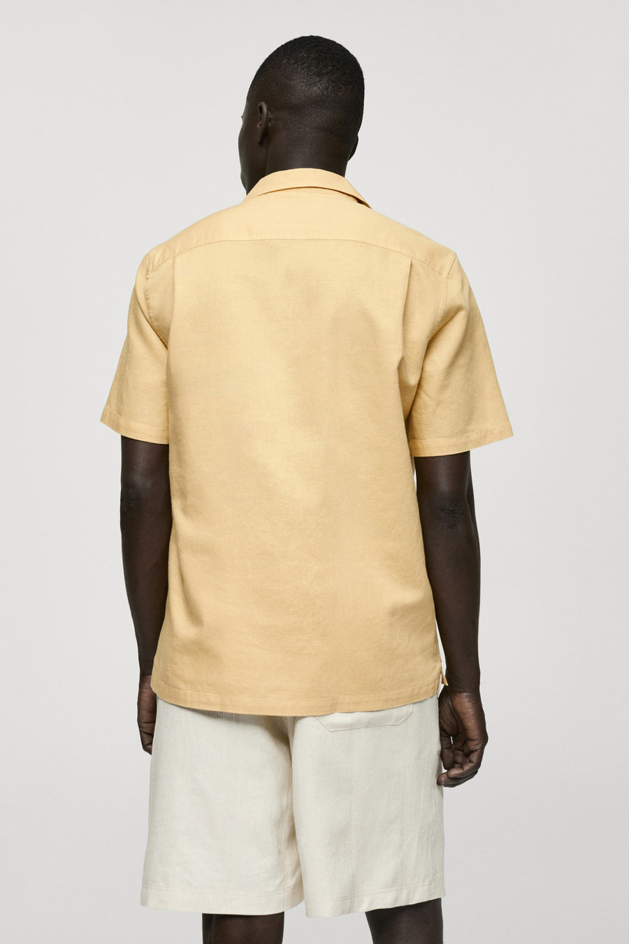 Hemd (korte mouwen) Geel - Mango