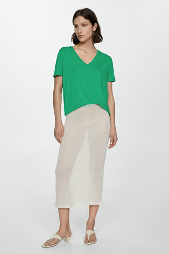 Top (korte mouwen) Groen - Mango