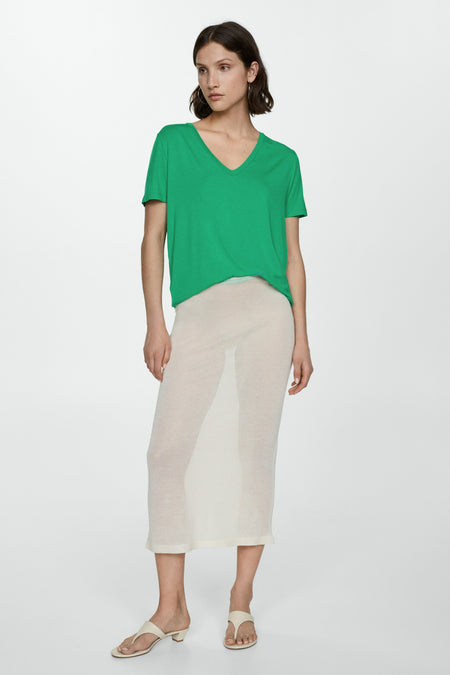 Top (korte mouwen) Groen - Mango
