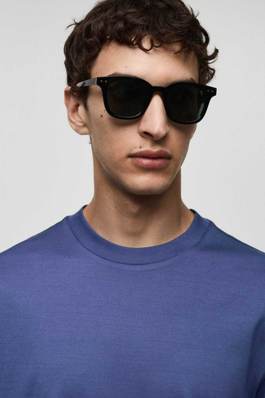 T-shirt (korte mouwen) Blauw - Mango