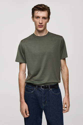 T-shirt (korte mouwen) Groen - Mango