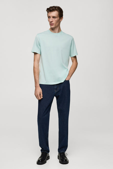 T-shirt (korte mouwen) Turquoise - Mango