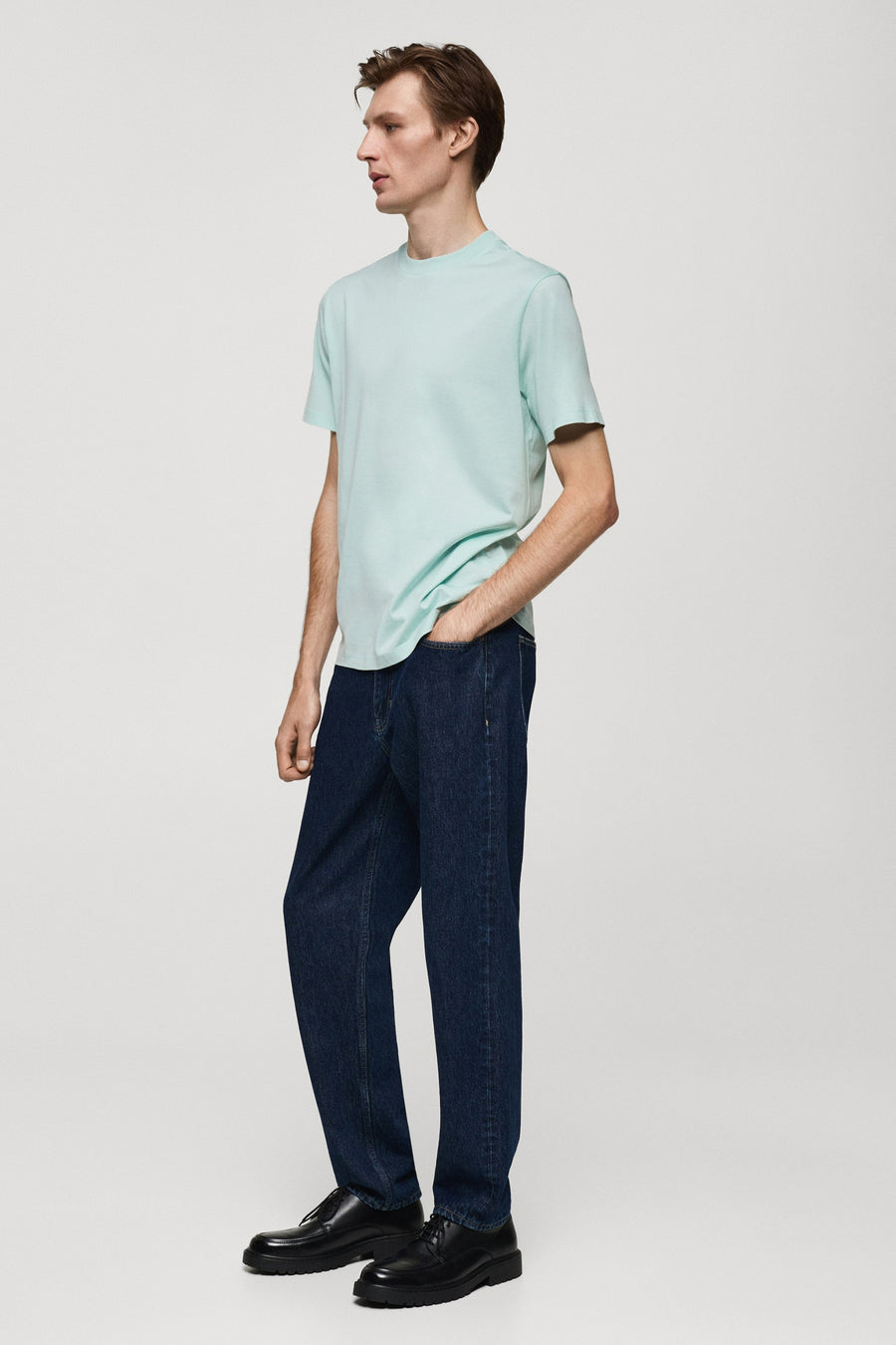 T-shirt (korte mouwen) Turquoise - Mango