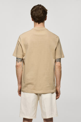 T-shirt (korte mouwen) Beige - Mango