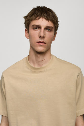 T-shirt (korte mouwen) Beige - Mango