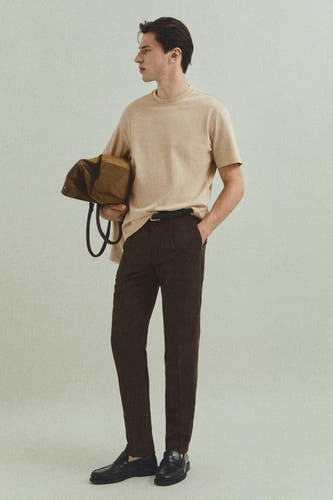 T-shirt (korte mouwen) Beige - Mango