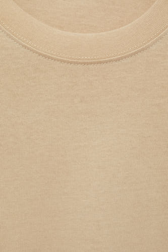 T-shirt (korte mouwen) Beige - Mango