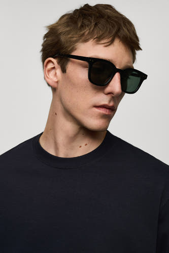 T-shirt (korte mouwen) Blauw - Mango