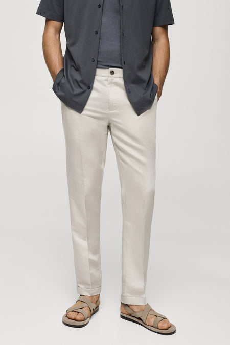 Broek Wit - Mango