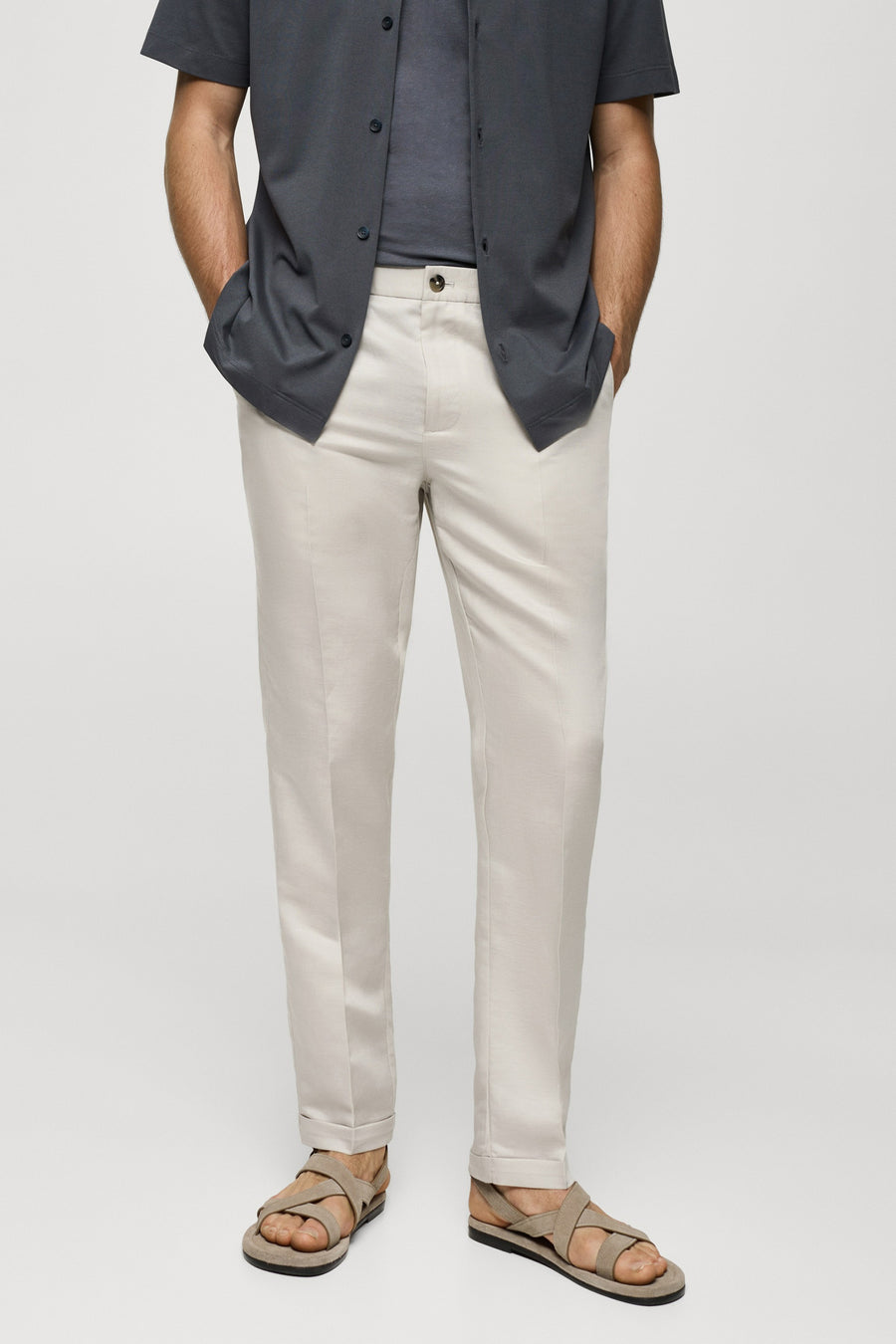 Broek Wit - Mango