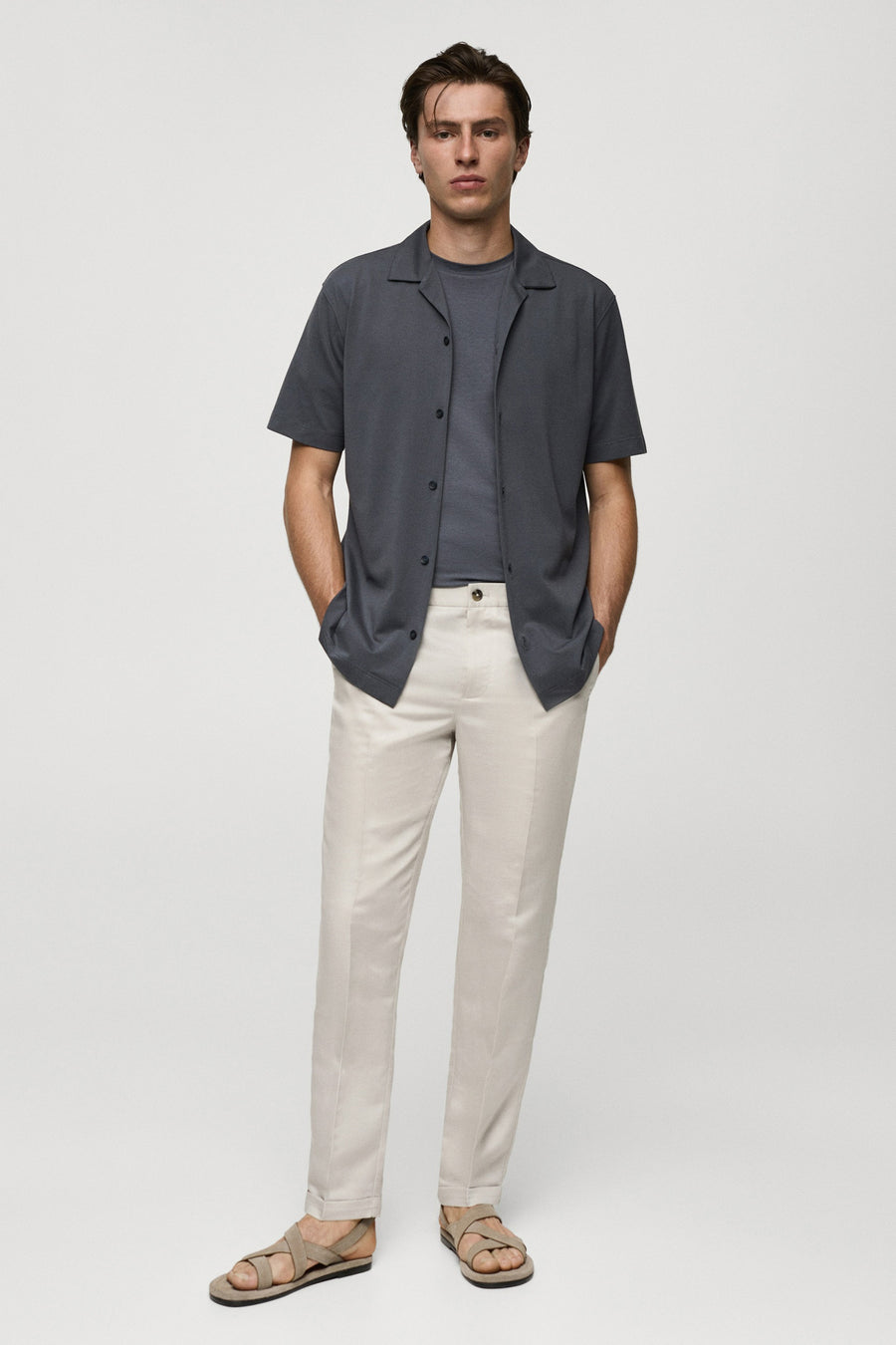 Broek Wit - Mango