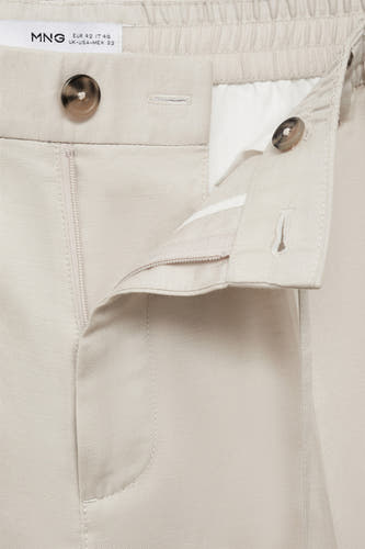 Broek Wit - Mango