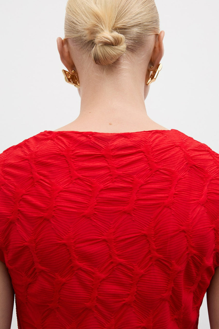 Blouse (korte mouwen) Rood - Mango
