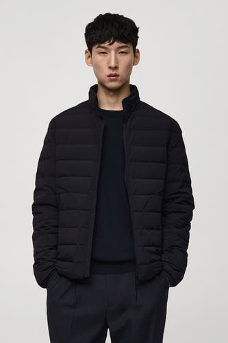 Jas (kort) Blauw - Mango