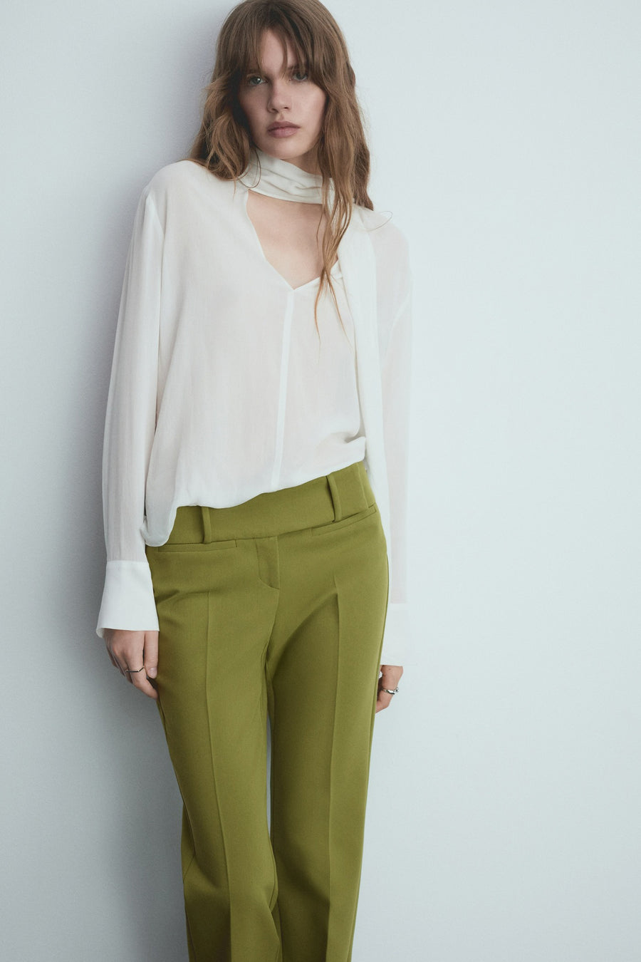 Broek Groen - Mango