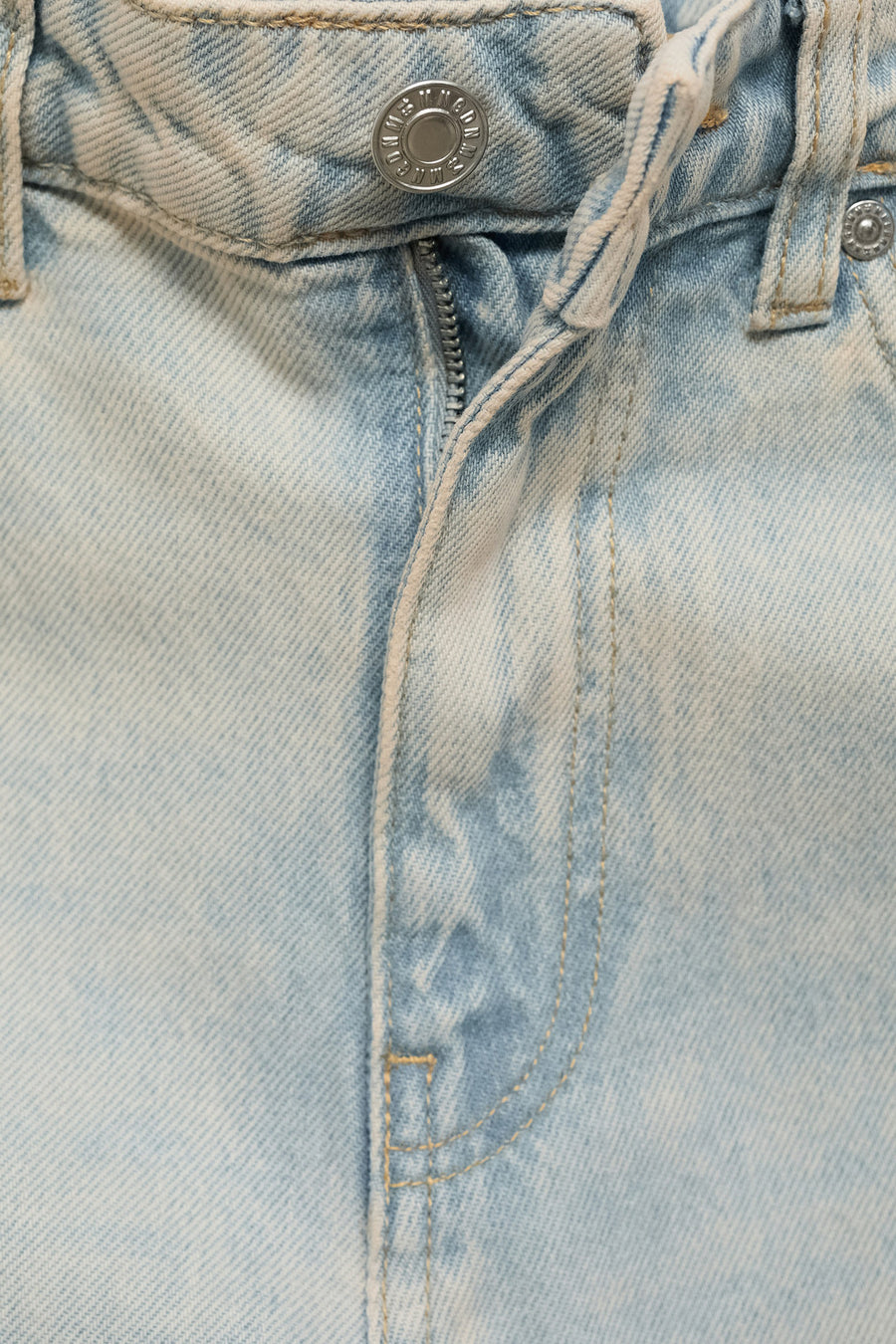 Jeans straight Light blue denim - Mango