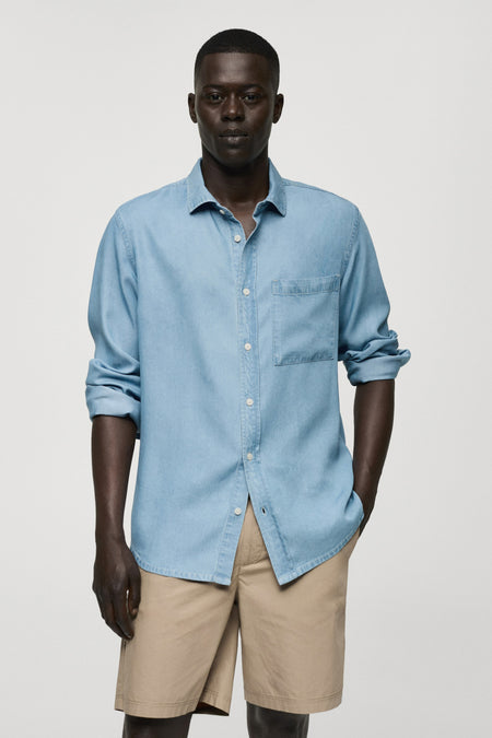 Jeanshemd Blauw - Mango