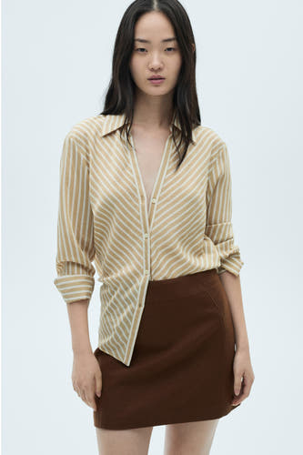 Rok (kort) Bruin - Mango
