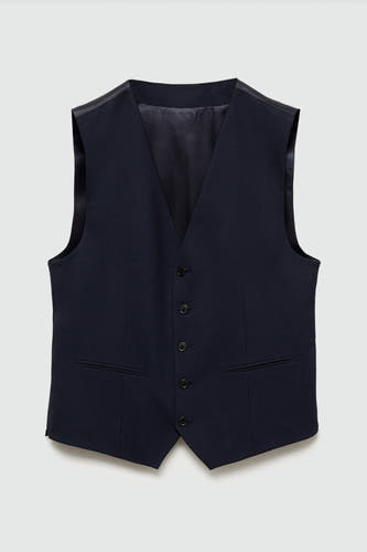 Gilet Blauw - Mango